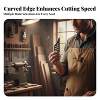 Jig 3-Sided Ground Cutting Edges Universal Shank Jig High Carbon Metal Tool Accessory for Woodworkers, Carpentry, Home Improvement, Workshop