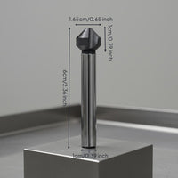 90 Degree Countersink Boring Tool High Tungsten Carbide Chamfering Cutter Burr Final Power Tool Accessory for Machinists, Metalworkers, Factory