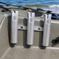 3 tube Boat Fishing Rod Holder Aluminum Rod Holder Rack