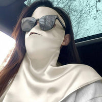 Sun Protection Face Cover Dust-Resistant Sun Block Face Covering Cooling Neck Cover for Women, Driving, Outdoor