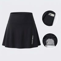 Skirt for Women with High Waisted Design and Pockets, Stylish Printed Pleated Mini for for Outdoor Summer Wear