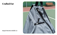 Pickleball Shoulder Bag Large Capacity Crossbody Pickleball Bag Tennis Racket Backpack for Outdoor