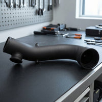 Aluminum Turbo Intake Pipe with Coupler Black Turbo Intake Pipe Rigid Silicone Coupler Hose High Performance for Tuner