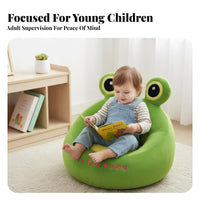 Removable and cleanable Cover creature Character Chair Cartoon look Novelty Foam Armchair Cute Design children's Furniture Child-Safe fastener for Toddlers, Preschoolers, Kids 18 months+, Kindergarten, literacy Corner, Playroom, Living Room