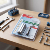 2 Pieces Socket Adapter with Extension Rod Multi-Point Socket Adapter Reliable