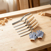 6 Pieces Tuck Pointing Trowel Lightweight Pointing Trowel Tapered Brick and Mortar Joint Tool for Masons, Home Improvers, Masonry Repair