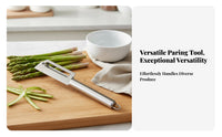 Sugarcane Peeling Tool Stainless Steel Pineapple Peeling Tool Hard Skin Peeling Multipurpose Fruit Cutter Professional Grade