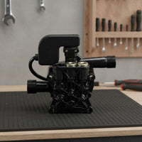 Easy Replacement Part Car Wash Pump Head Long-Lasting Metal Body High Pressure Washer Pump Head for Repair
