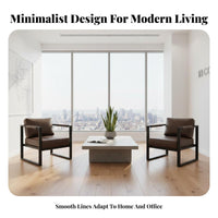 Small Space Friendly Modern 2-Seater Sofa Strong Load-Bearing 2 Seater Reception Couch Easy Care Compact Living Room Couch Ergonomic Design for Apartment Dwellers, Business Owners, Young Adults, Cafe