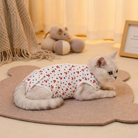 Cat Recovery Suit, Sleeveless Post-Surgery Clothing, Breathable Suit, Thin Recovery Wear for Unisex pet care