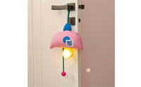 Hanging Night Light Warm Bedside Lamp with Textile Cover for Children, Bedroom, Nursery