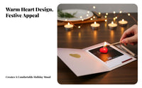 Creative Water-Reveal Greeting Card, Heart Candle, Surprise Postcard, Romantic Gift for Partner, Valentine's Day, Anniversary