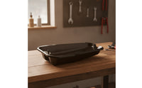 Oil Drain Pan Simple to Clean Oil Changing Catch Drip Tray Lightweight for Hobbyists, Garage, Workshop