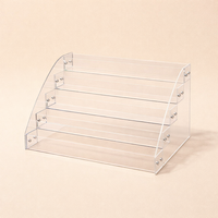 Acrylic Makeup Organizer, Multi Tier Wall Mounted Cosmetic Removable Bathroom Countertop Storage for Beauty Enthusiasts