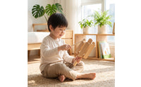 Multitone Wood Block Resonant Wood Block with Mallet Wooden Percussion Instrument Compact Lightweight for Children, Classroom