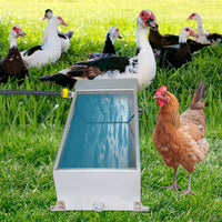 Automatic Livestock Water Trough Stainless Steel Livestock Water Trough Outdoor Waterer for Horses, Cattle, Farm, Pasture, Kennel