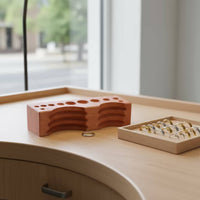 Jewelry Shaping Block Solid Hardwood Jewelry Forming Block Tool Grooved Rectangular for Craftsmen, Workbench, Workshop