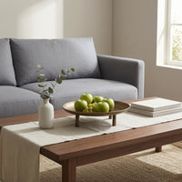 fruit Tray with Legs Irregular Aluminum Tray Shallow for Console