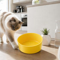 Anti-Tip Double Cat Bowl Set Large Caliber Double Pet Bowl Set Easy to Clean Double Pet Dish Non-Slip for Cats, Small Dogs