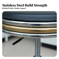 Adjustable Swivel Stool Easy to Clean Adjustable Wheeled Stool High Weight Capacity Commercial Seating for Technicians, Students, Workshop, Bar, Salon