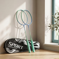 Lightweight Durable Badminton Racket Set for Beginners Adults Training Students Entertainment