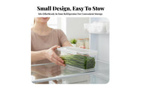 Herb container Keeps Food crisp Draining Herb preserver Sealed Lid for Home Cooks