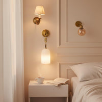 Vintage Wall Lamp Decorative Chain Vintage Wall Light Easy to Install Glass Pendant Lamp for Hallway