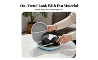 Pastel Gradient over-Ear Headphone Case Compact Hard Headphone Case Portable Electronics Accessory Soft Inner Soft Lining
