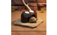 Pyramiding Control Humid Hide House Moisture Retaining Tortoise Shelter Cave Easy to Clean Tortoise Hide Cave Sturdy Material for Humidity Area
