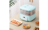 Push-Button Controls Stacked Tray Dehydrator Adjustable Temperature Digital Food Dehydrator Timer Control Electric Food Dryer