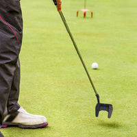 Non-Slip Grip Putter with Aiming Line Portable Alignment Putter Sleek Design Golf Start Line Practice Aid Instant Feedback for Practice Green
