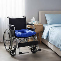 Inflatable Commode Seat Cushion Pressure Relief Toilet Cushion Breathable Inflatable Pad for Elderly, Patients, Hospital Bed