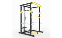 Strength Rack with Cable Pulley Full-Frame Complete Strength Rack Multiple Grip Home Workout Station for Strength Trainers, Weightlifters