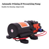 DC Electric Water Pump Small Design Automatic-Priming Pressure Pump Fluid Handling Equipment Dry Operate Capability
