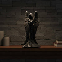 Handmade Dark Lady Figurine Detailed Design Dark Fantasy Sculpture Unique Gift Home Decor Handmade Details for Collectors