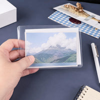 PVC Hard Card Sleeves, Clear, Multi-Size (4/5/6 inch) for Photos, Postcards, K-Pop Photocards