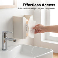 Cabinet and Sink Wall Mounted Dispensing Paper Towel Holder for Kitchen, Nordic Style Hanging Roll Storage for Renter