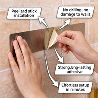 Bedroom and Closet Wall-Mounted Universal Hanger for Students, Multi-Function Organizer Hooks with Strong Load-Bearing Capacity
