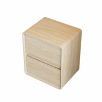 Minimalist aesthetic and Curved Single-Drawer Cabinet Space-Saving Nightstand adaptable Use Bedside Table Spacious Storage for homeowners, Renters, Families, Guest Room, Hallway, inactiveice, Nursery