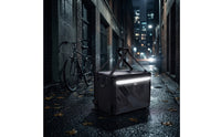Insulated Food Delivery Backpack Waterproof Insulated Delivery Backpack Thermal Reflective for Couriers, Takeaway Transport