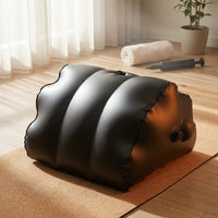 Inflatable Positioning Pillow Raised Sections Inflatable Wedge Pillow Glossy Portable Wedge Support Cushion for Bed, Floor