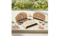3 Pieces Compact Beech Wood Textile Comb Portable Sweater Comb Lightweight Manual Textile Defuzzer Long-Lasting for Travel
