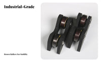 2 Pieces Double-Wheel Design Snooker Cue Straightness Tester Portable Cue Straightness Checker Lightweight