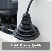 Wear Resistant Outboard Engine Control Cable Protector Heavy Duty Boat Steering Cable Boot Long-Lasting Transom Wire Protector for RV Owners, DIY Enthusiasts, Boats, Yachts, Yacht, Engine Compartment