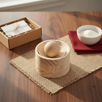 Wooden Dumpling Wrapper Press Effort Saving Dumpling Wrapper Press Polished