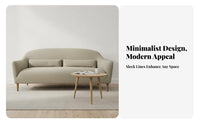 Modern Design Multi-Seater Couch Space-Saving Upholstered Wooden Frame Sofa Sturdy Construction Living Room Seating Modular Options for Apartment Dwellers, Families, Homeowners, Lounge Area, Bedroom