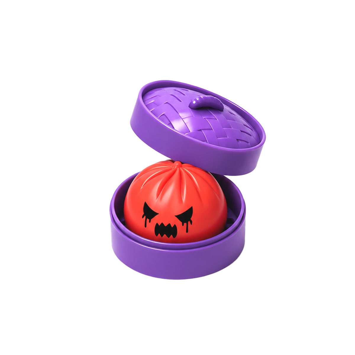 DOWMOO Halloween Purple Steamer Bun Squishy Toy - Funny Shape Party Gift Desktop Stress Relief Ornament