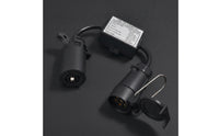 7-Pin to a 7 Pin Adapter Molded Trailer Wiring Adapter Black for Towing