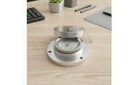 Circular Bubble Level Brushed Silver Round Bubble Level Precision for Cranes