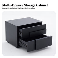 Minimalist Design Bedside Storage Cabinet Modern aesthetic Shaped Nightstand Rounded Corners Home Furniture Easy Assembly for Apartment Dwellers, Homeowners, Interior Designers, Bedroom, Small Spaces, Living Room, Office